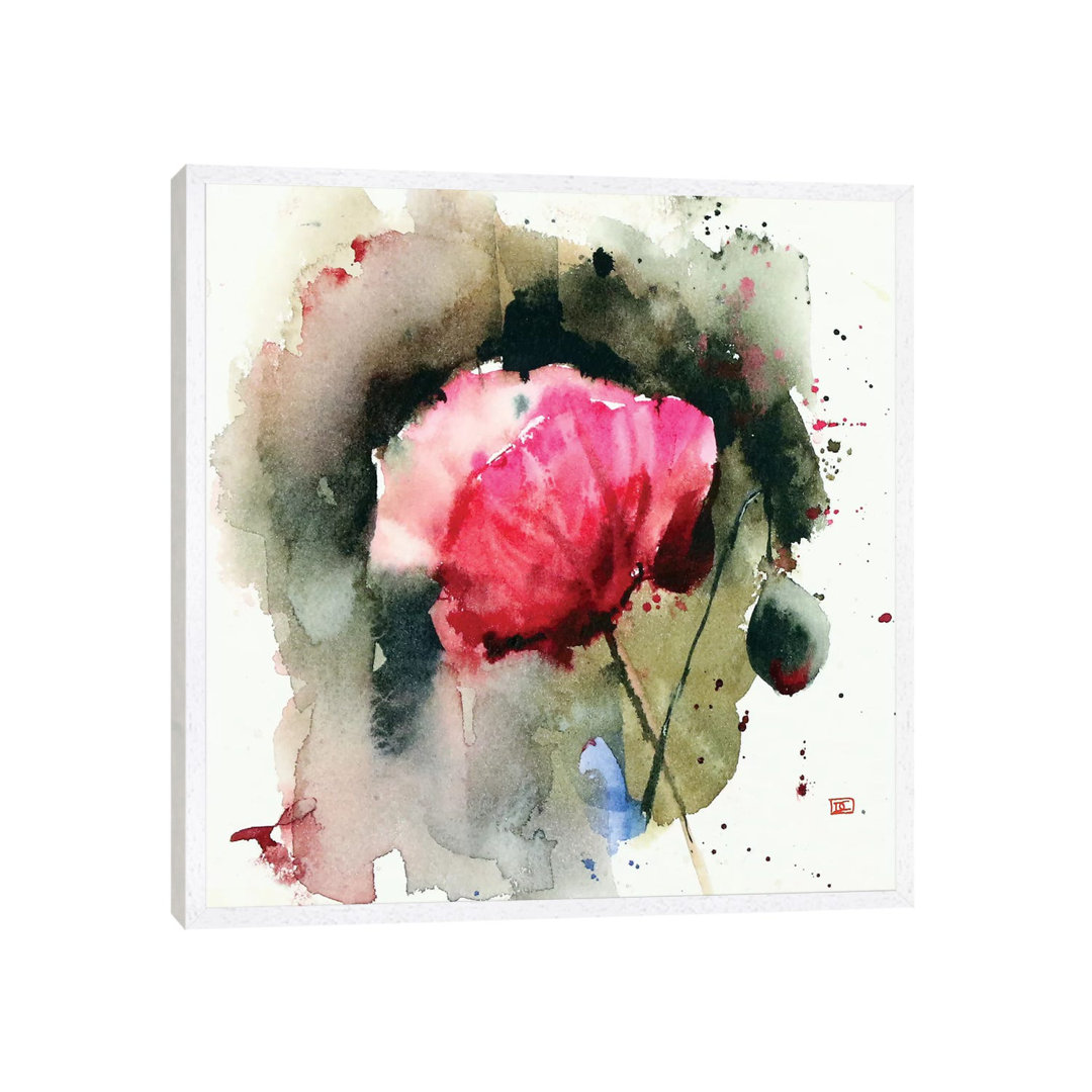 Evening Poppy von Dean Crouser - Galerie-umwickelte Leinwand Giclée auf Leinwand