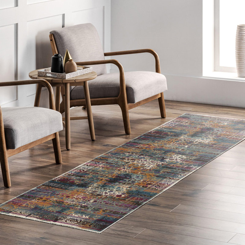 Tapis Zelphia, Tapis de couloir 4 pi x 13 pi 2 po