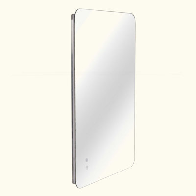 3-Color Temperature Dimmable LED Bathroom Mirror - Anti-Fog & Explosion-Proof, UL Certified CRI>95 with Memory Function & Dual Mounting for Makeup/Shaving