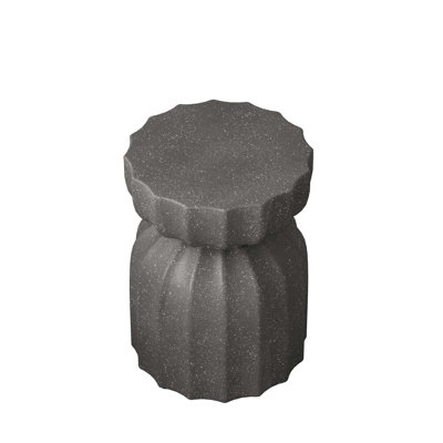 13" Modern Outdoor and Indoor Waterproof Coffee Table and Side Table Set, Durable MgO Cement Design, Suitable For Patio, Garden, Backyard and Living Room