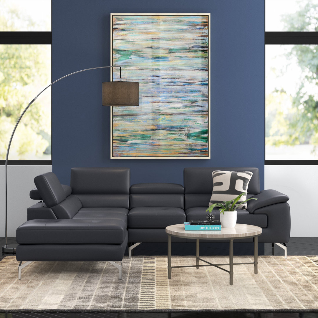 Ellijay 2 - Piece Upholstered Sectional Wade Logan® Upholstery 