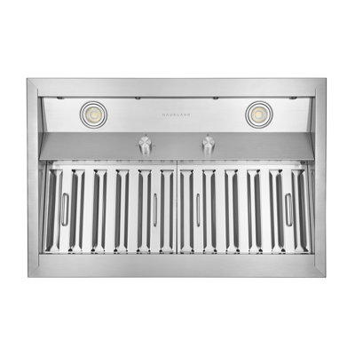 Hauslane 860 Cubic Feet Per Minute Convertible Insert Range Hood with Baffle Filter and Light Included