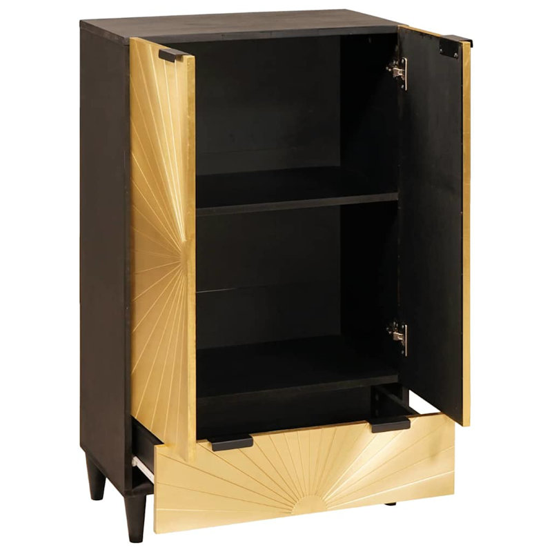 Solid Wood Accent Cabinet