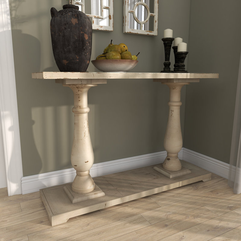 Console en bois massif Ferreira