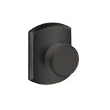 Bowery Knob with Greenwich Trim Hall and Closet Lock