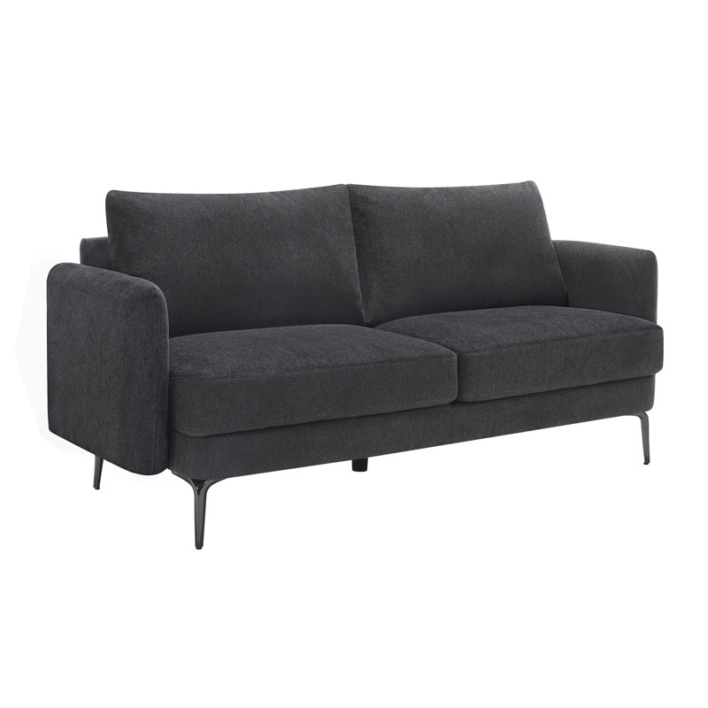 Demarkus 3 Seater Sofa, Charcoal