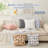 2-Pack 18" X 18" Faux Rabbit Fur Throw Pillow Covers For Sofa And Bed-117600094