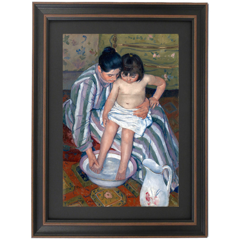 «The Child’s Bath» par Mary Cassatt, 24" H x 17" W