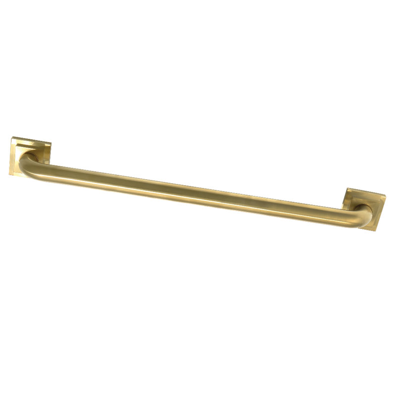 Kingston Brass Claremont 1-1/4 Inch O.D Grab Bar, 36" W, Polished Brass