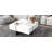 Coffee Table With 4 Hidden Storage Compartments, Square Cocktail Table With Extendable Sliding Tabletop, UV High-Gloss Design Center Table-141965536