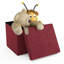 Ewaoluwa 38cm Wide Square Solid Colour Ottoman with Storage-1632627492