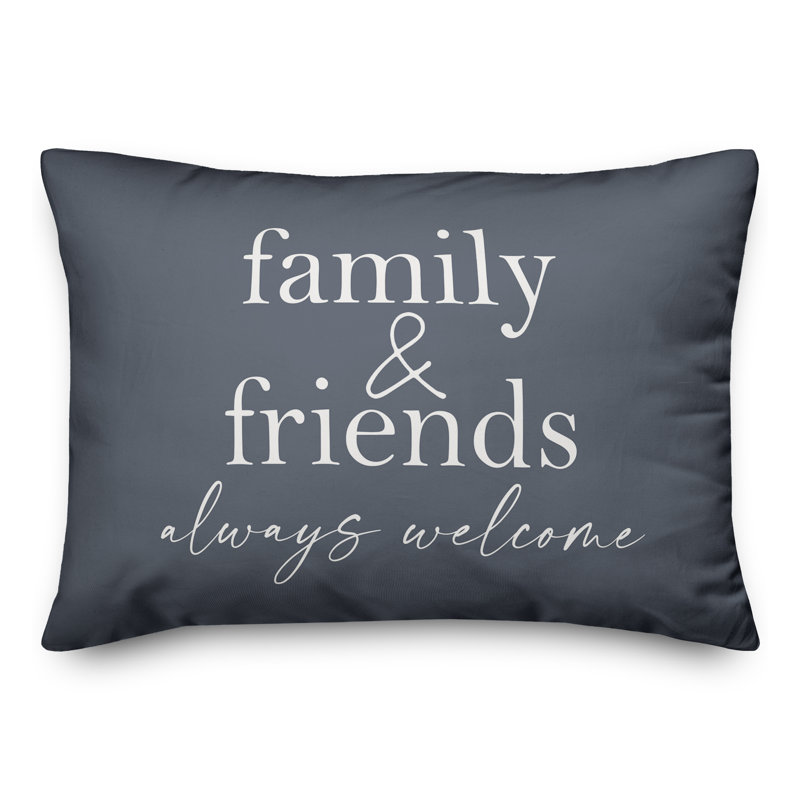 Coussin décoratif intérieur / extérieur en polyester , H 18 po x l 25 po, Ardoise
