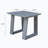 Jovens Rectangular Aluminum Outdoor End Table