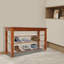 Banc de rangement à chaussures en bois à 3 niveaux