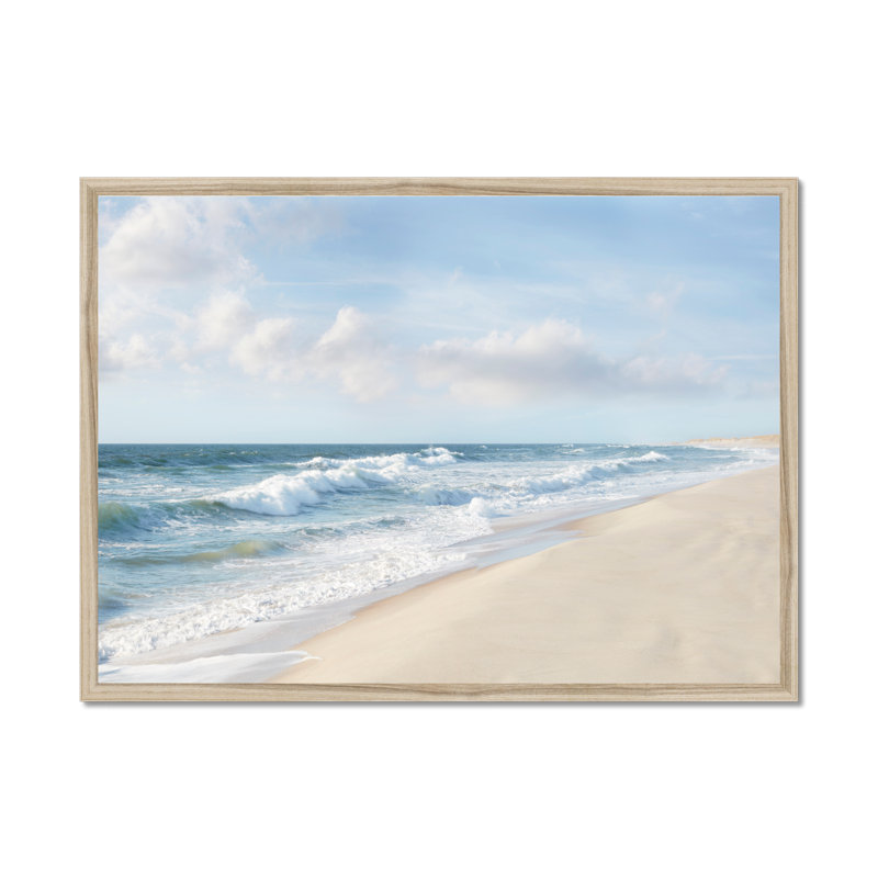 Hamptons II by James McLoughlin - Print, Natural Wood Framed Paper Print, 34cm H x 50cm W