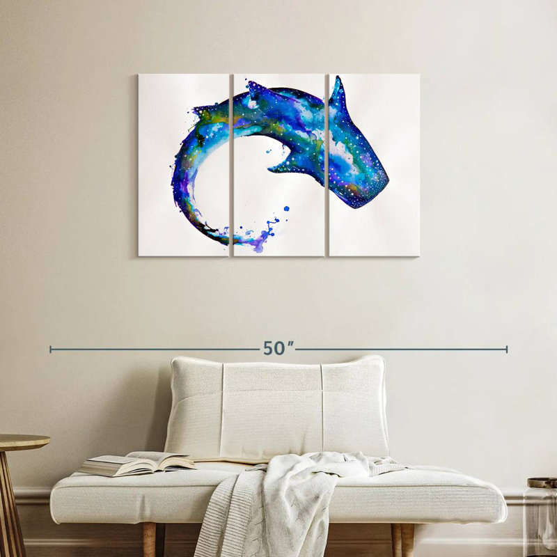 Brampt Celestial Shark, 24" H x 38" W