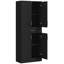 Armoire de cuisine 71 "avec tiroir et tablette ajustable HOMcom, armoire de rangement autoportante haute avec 2 armoires à double porte