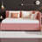 Durable Upholstered Storage Daybed Twin/Full Size with 2 Drawers - No Box Spring Needed-8498290-8498289
