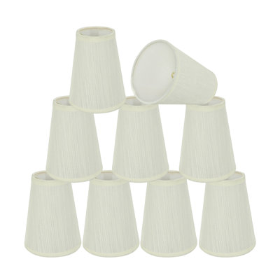 4'' H Gauze Textured Fabric Empire Lamp Shade