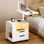 Table de chevet 2 tiroirs 23,6 po-968126877