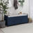 Storage Bench With 3 Shutter-Shaped Doors, Shoe Bench With Removable Cushion And Hidden Storage Space-114198379