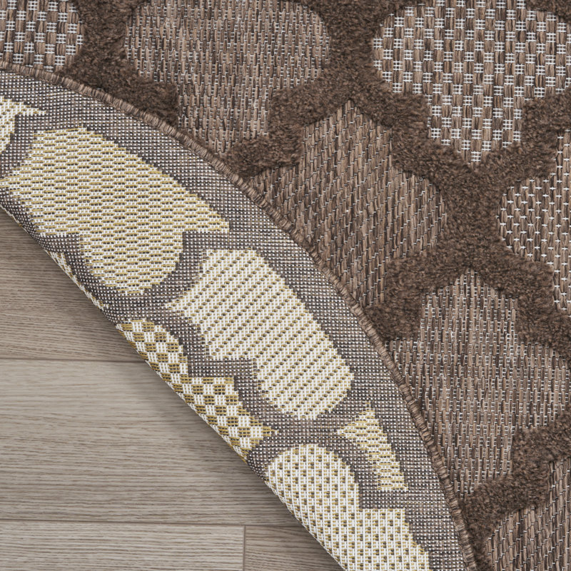 Tapis intérieur / extérieur Moung Trellis, Rond 4 pi
