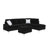 Right-Facing Chaise,L Shape Modular Sectional Sofa, Compressed Sectional Sofa Modern Minimalist Style Corduroy Couch,Unfold Into A Bed, Bedroom, Comfy Compressed Sofa-1491343160