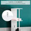 Miami Slim Bathroom Storage Cabinet with Open Shelves and Two Doors White