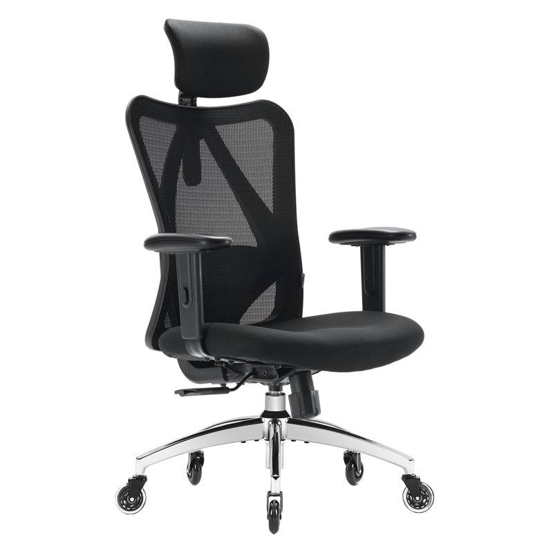 Ergonomic Office Chair, with Breathable Mesh, Upgraded to Rollerblade Wheels