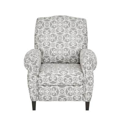 Stylish Push Back Recliner, Accent Chair