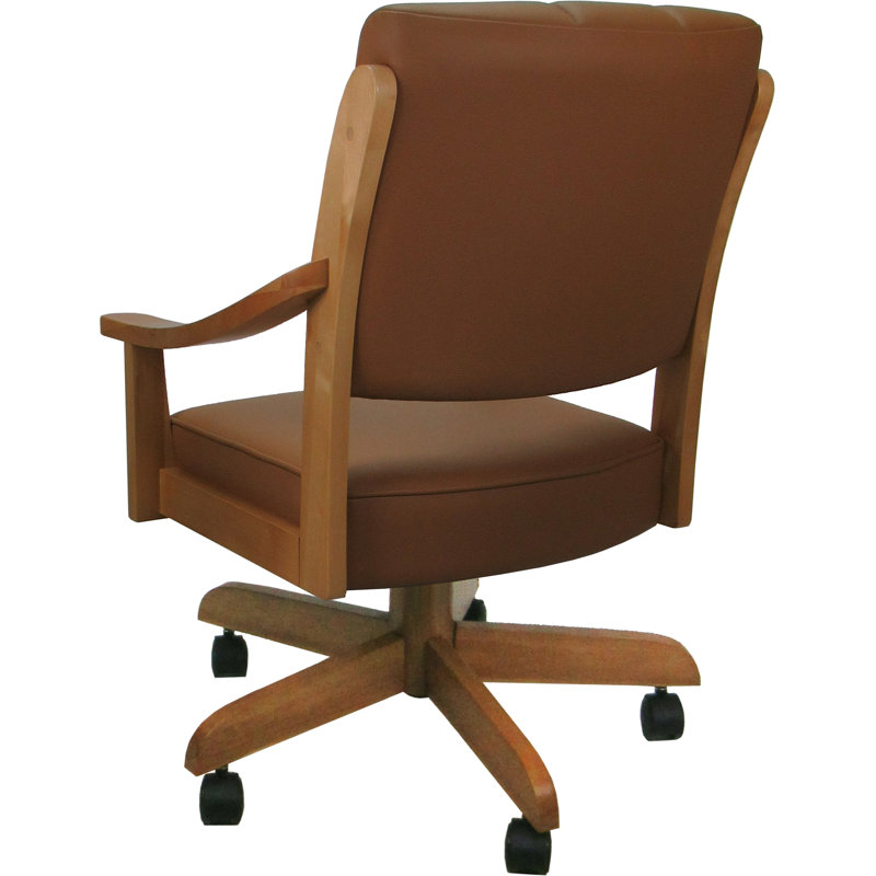 Chaise en bois massif Burholme, Brun, Miel