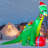 Christmas Inflatables 11.8 FT Christmas Dinosaur Inflatable Eating Xmas Tree with Built-in LEDs