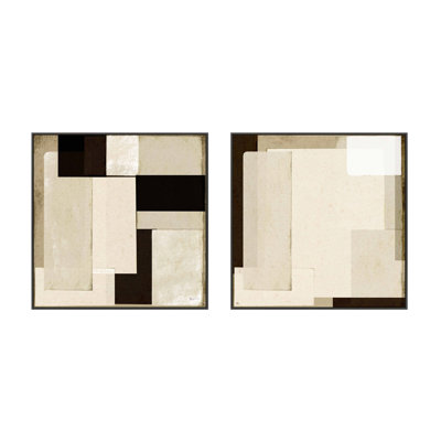 City Scape 6,7, ensemble de 2 par Marco Marella pour Studio M - Art mural encadré
