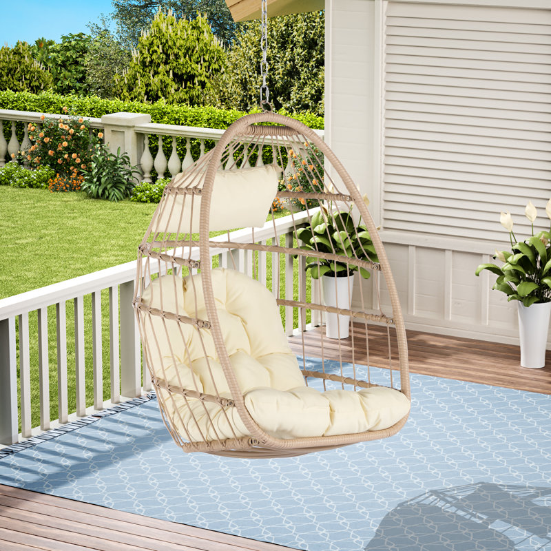 Balancelle en bois pour jardin, Khaki