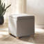 Becka Square Boucle Storage Ottoman-746436206