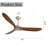 60 Inch Outdoor Ceiling Fan Without Light 3 ABS Blade With Smart APP Control-1953397763-1953397775