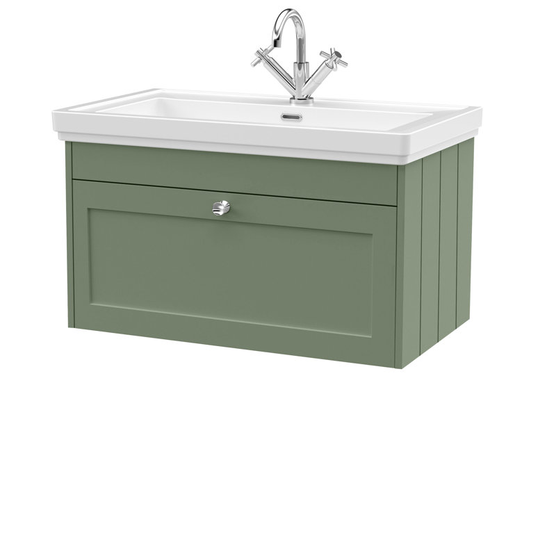 Ashwick 830 mm Bathroom Vanity, Satin Green