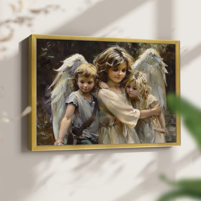 Angels From Above-CVIII -Framed Print - Restickable