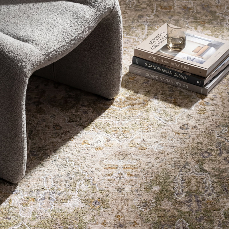 Brynner Machine Woven Rug, Rectangle 6'7" x 9'6"