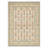 Allsop Aura Vintage Floral Machine Washable Beige / Orange / Green Indoor Area Rug with Non-Slip Backing-186701299