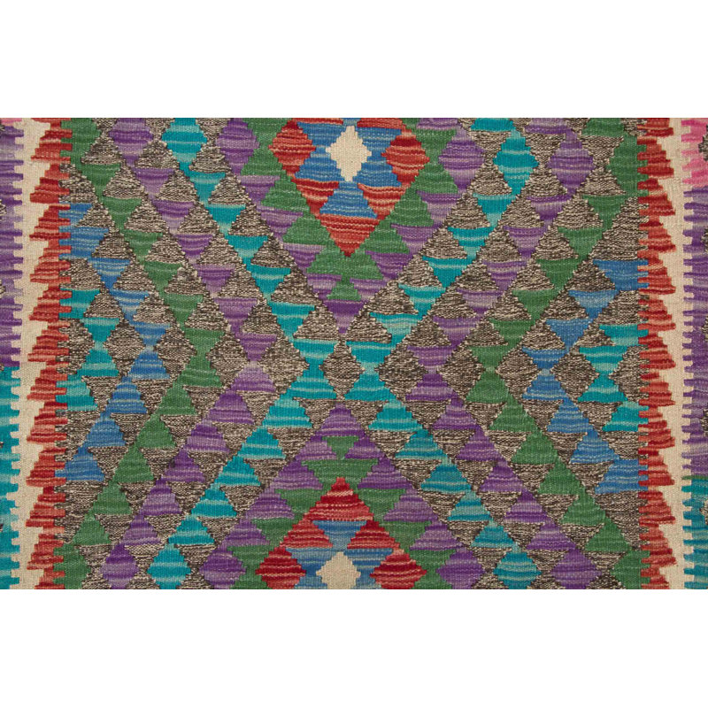 Geometric Hand Woven 90cm X 119cm Area Rug