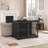 XL Large Dog Crate Furniture, Indoor Dog Kennel Furniture with Barn Door, Wooden Tall Dog Crate, Heavy Duty Dog Cage for Large Dogs, Side End Table, Anti-Chew-541719008-778718991