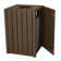 Recycled Plastic Open Kitchen Trash Can - 40 Gallons