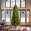 Leilonie Flocked 11' Pre-Lit Fir Christmas Tree