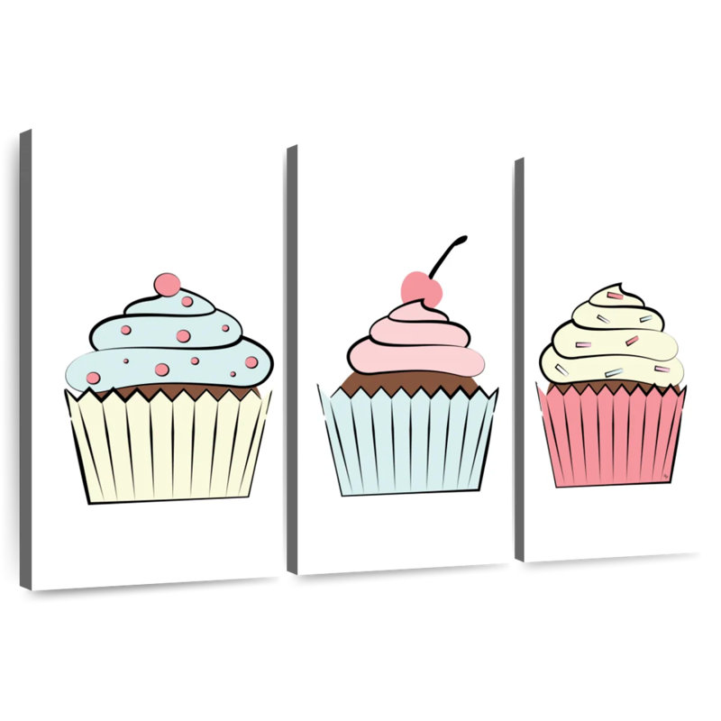 Yarlin Sweet Cupcakes II, H 42 po x l 65 po