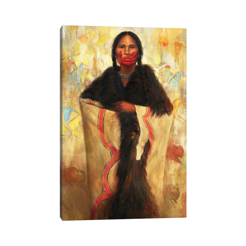 Elle parle - Giclée sur toile tendue avec châssis, H 60 po x l 40 po