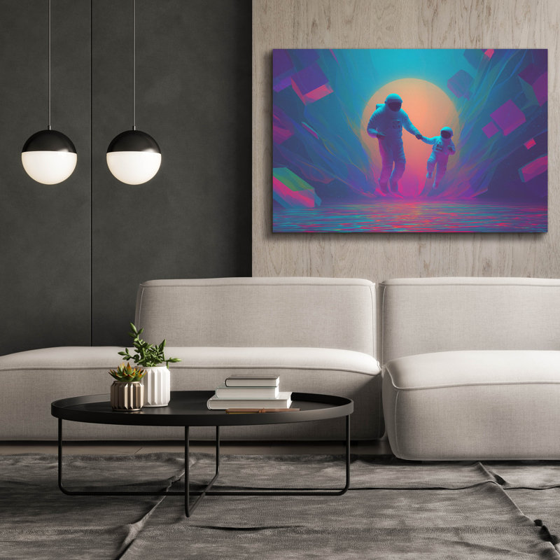 Toile épique «Stellar Legacy» par Ann Klee, graffiti épique, 60 po x 40 po, H 40 po x l 60 po