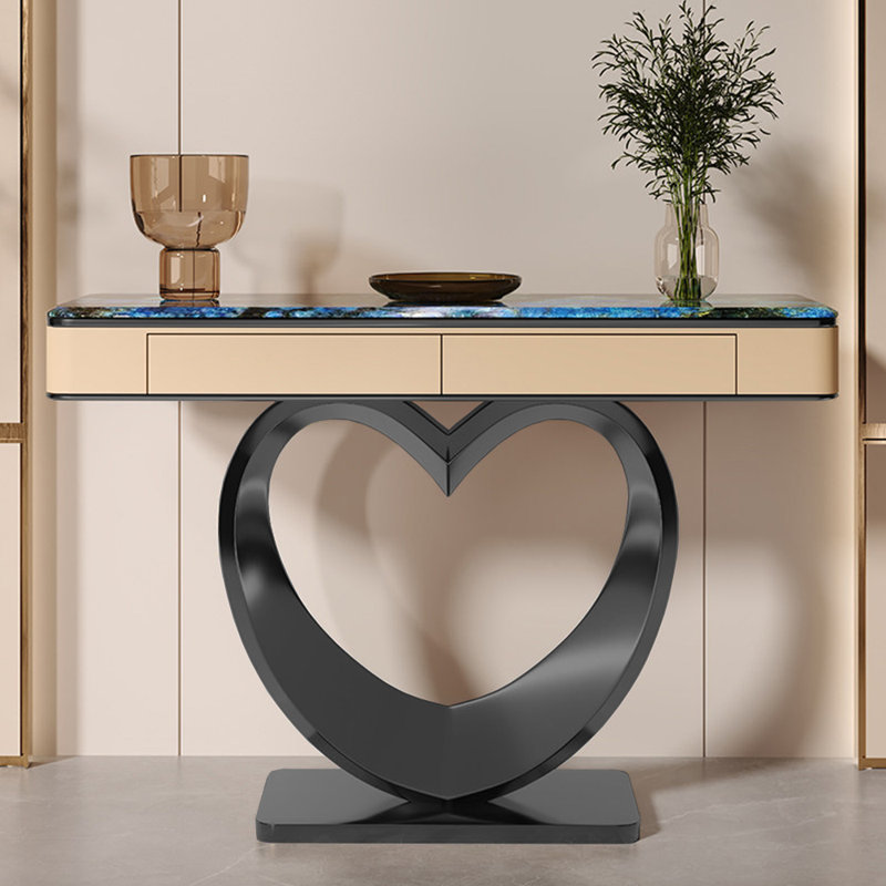 Console légère et luxueuse, 33,5 po H x 47,2 po l x 13,8 po P, Noir