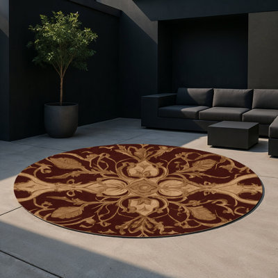 Tapis intérieur et extérieur Golden Lyric
