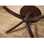 Round Mahogany Wood Dining Table